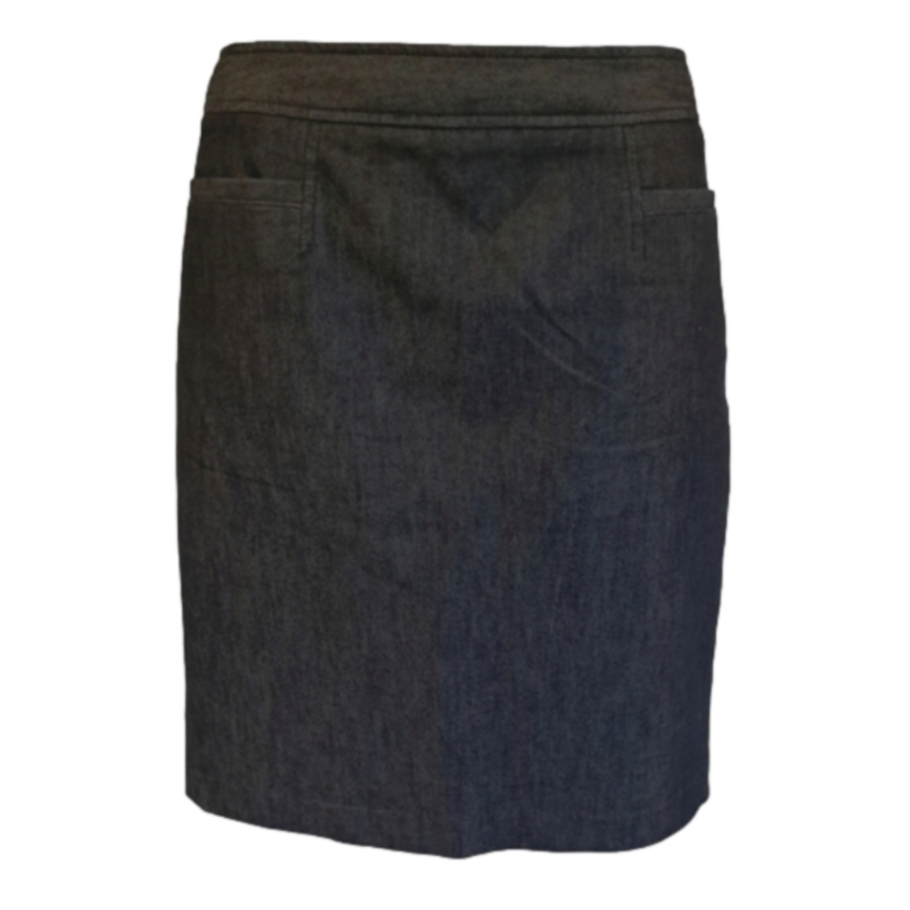HALOGEN - EUC - Stretch - Dark Blue Denim - Pencil Skirt - Size 6